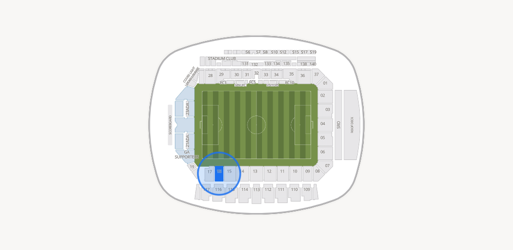 Allianz Field Seating Chart