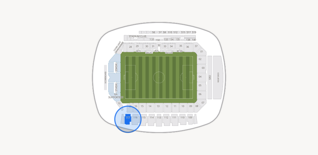 Allianz Field Seating Chart