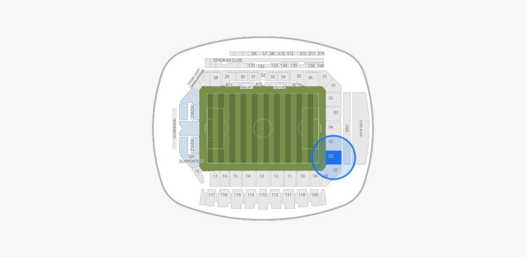 Allianz Field Seating Chart