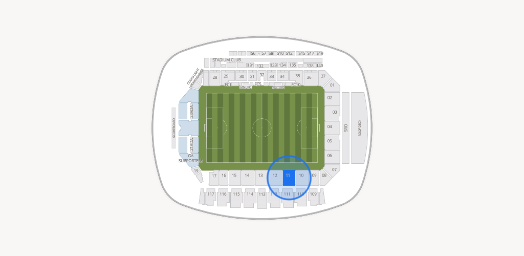 Allianz Field Seating Chart