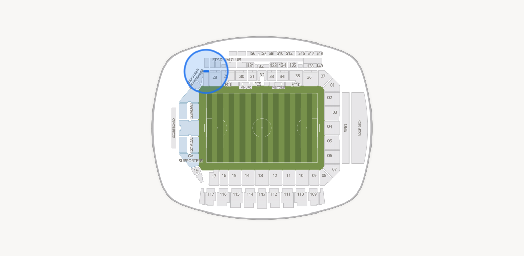 Allianz Field Seating Chart