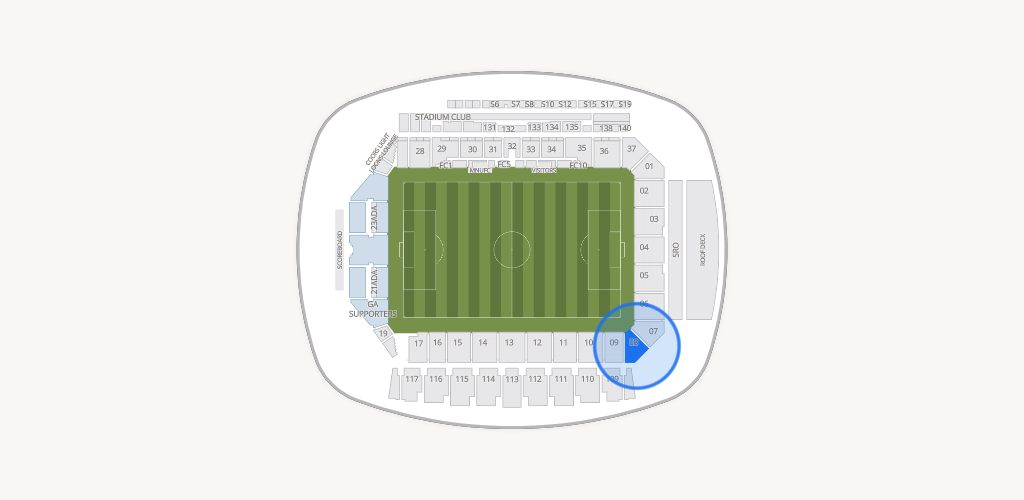 Allianz Field Seating Chart