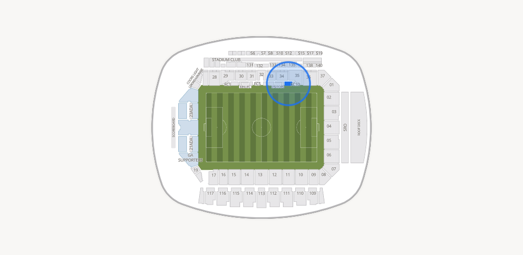 Allianz Field Seating Chart