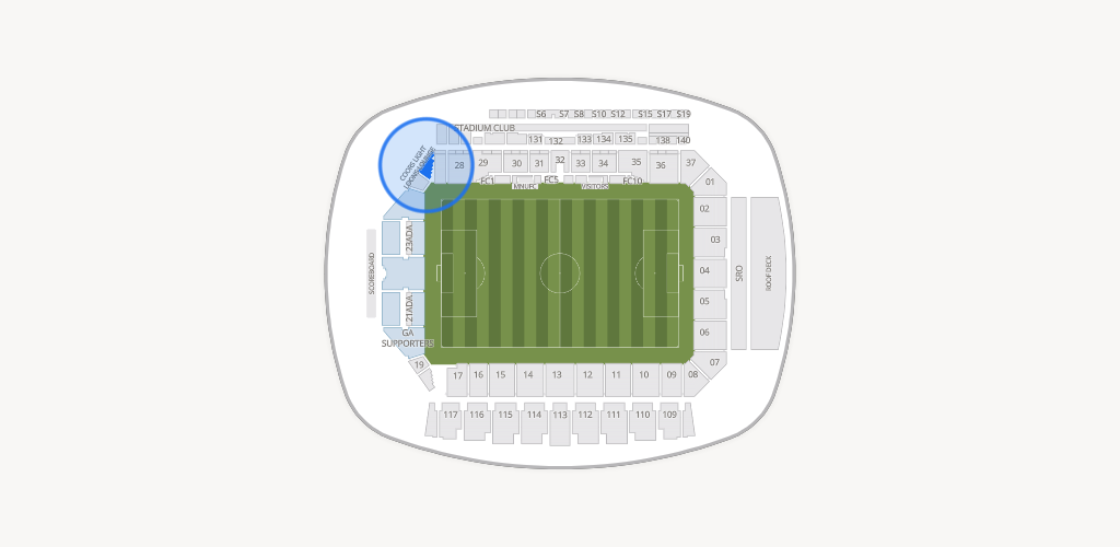 Allianz Field Seating Chart