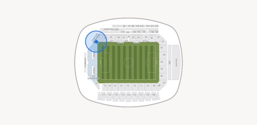 Allianz Field Seating Chart