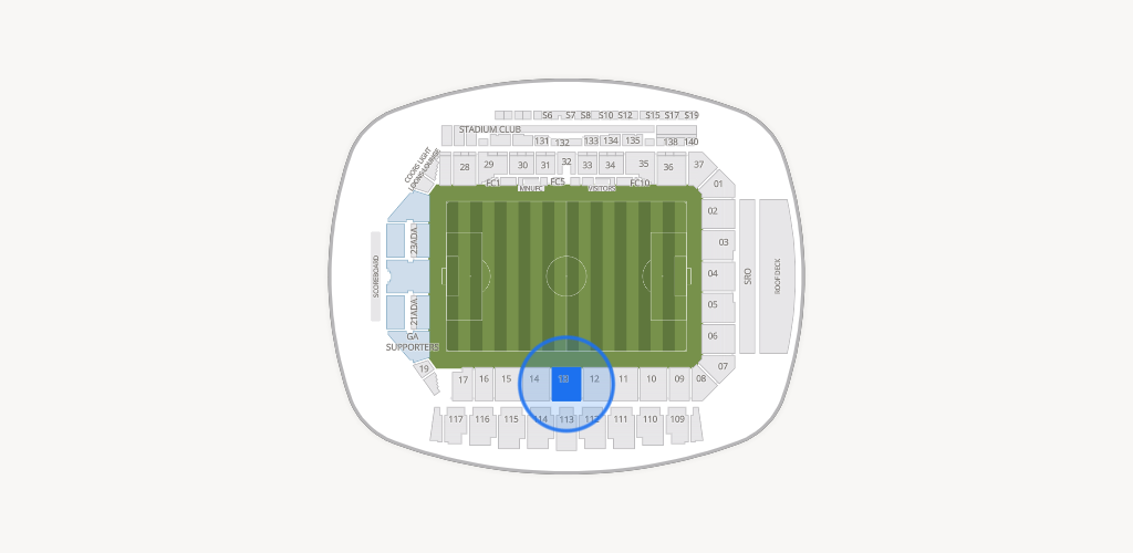 Allianz Field Seating Chart