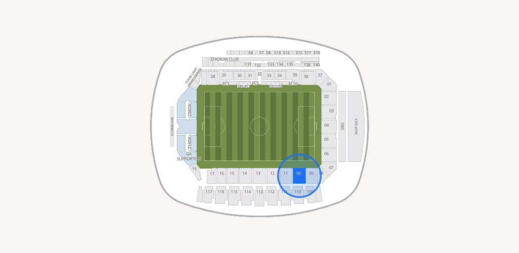 Allianz Field Seating Chart