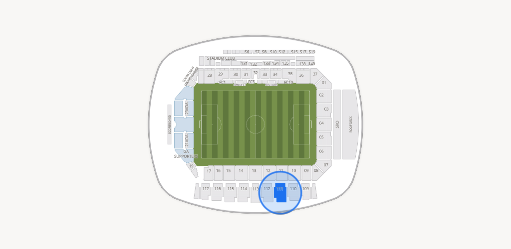 Allianz Field Seating Chart