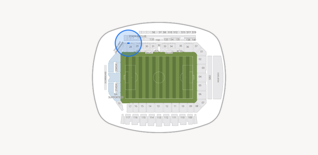 Allianz Field Seating Chart