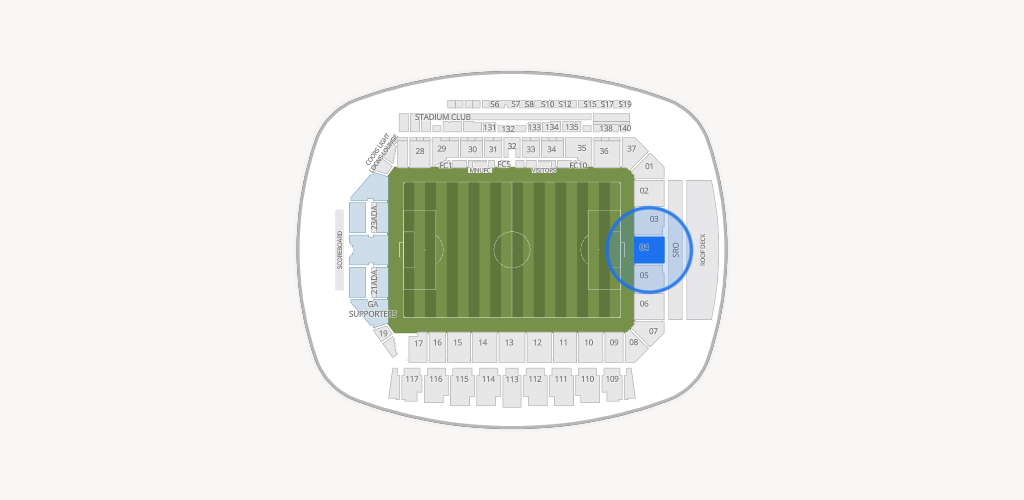 Allianz Field Seating Chart