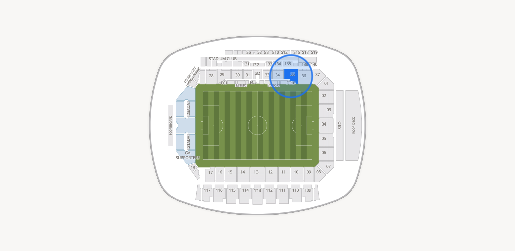 Allianz Field Seating Chart