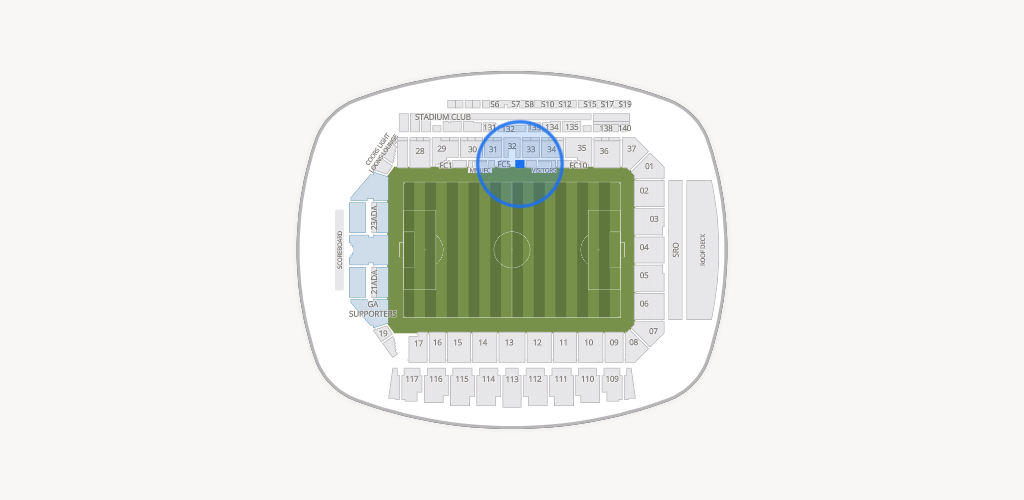 Allianz Field Seating Chart