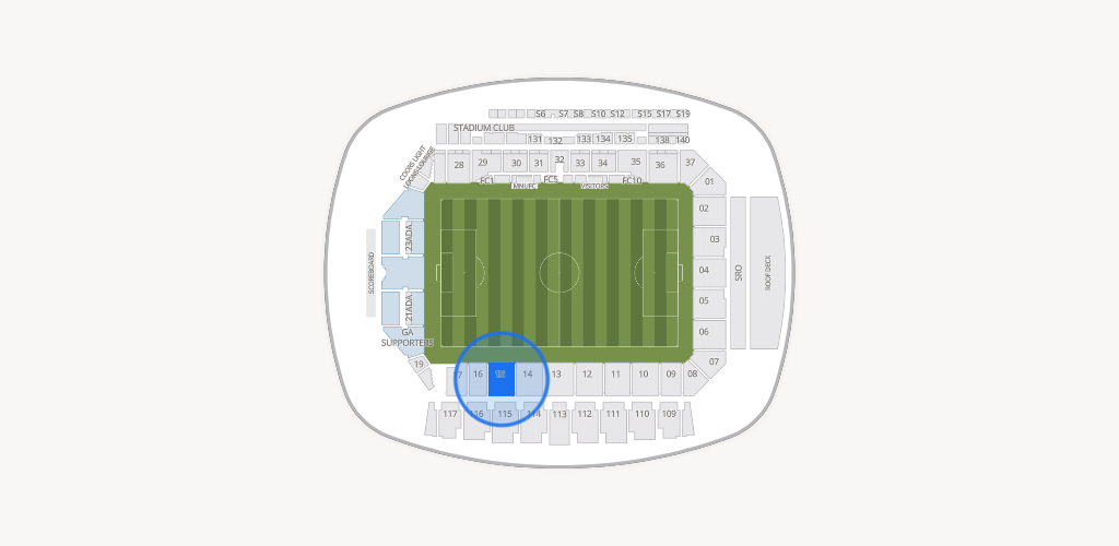 Allianz Field Seating Chart