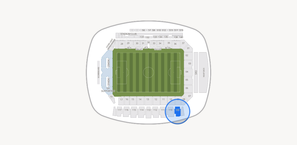 Allianz Field Seating Chart