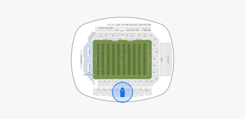 Allianz Field Seating Chart