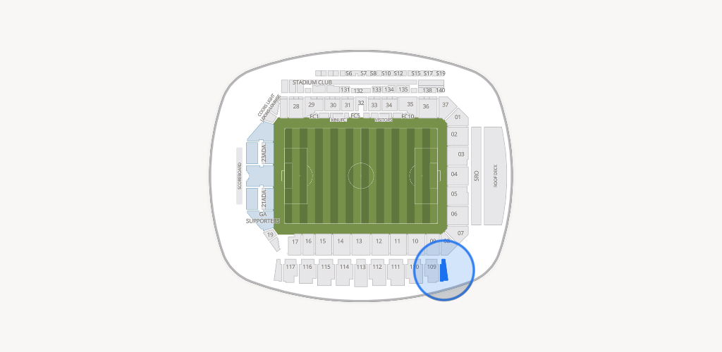 Allianz Field Seating Chart