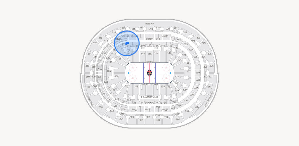 Amerant Bank Arena Seating Chart