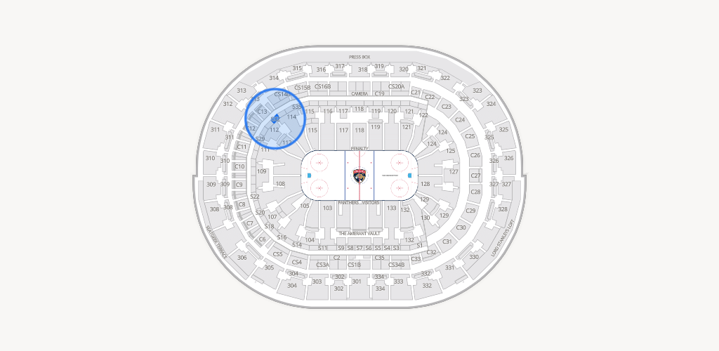 Amerant Bank Arena Seating Chart