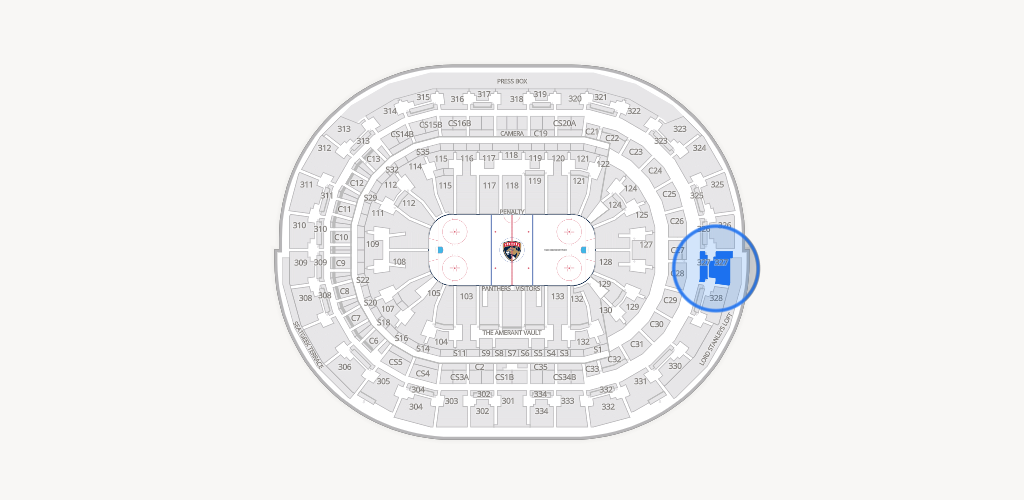 Amerant Bank Arena Seating Chart