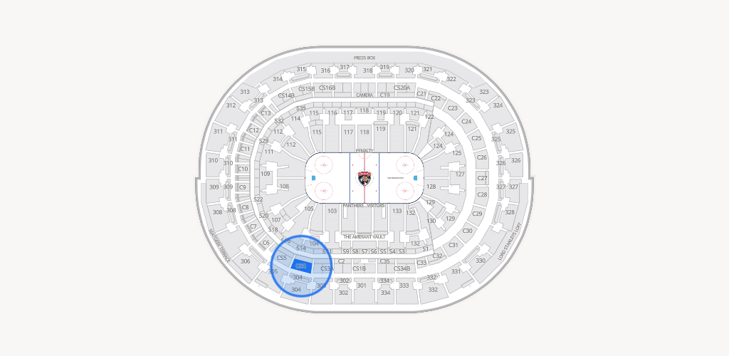 Amerant Bank Arena Seating Chart