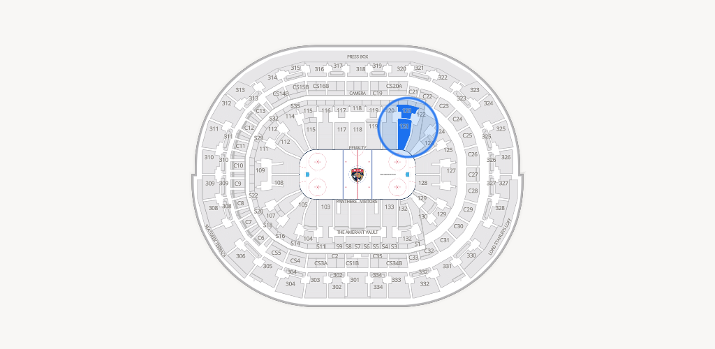 Amerant Bank Arena Seating Chart
