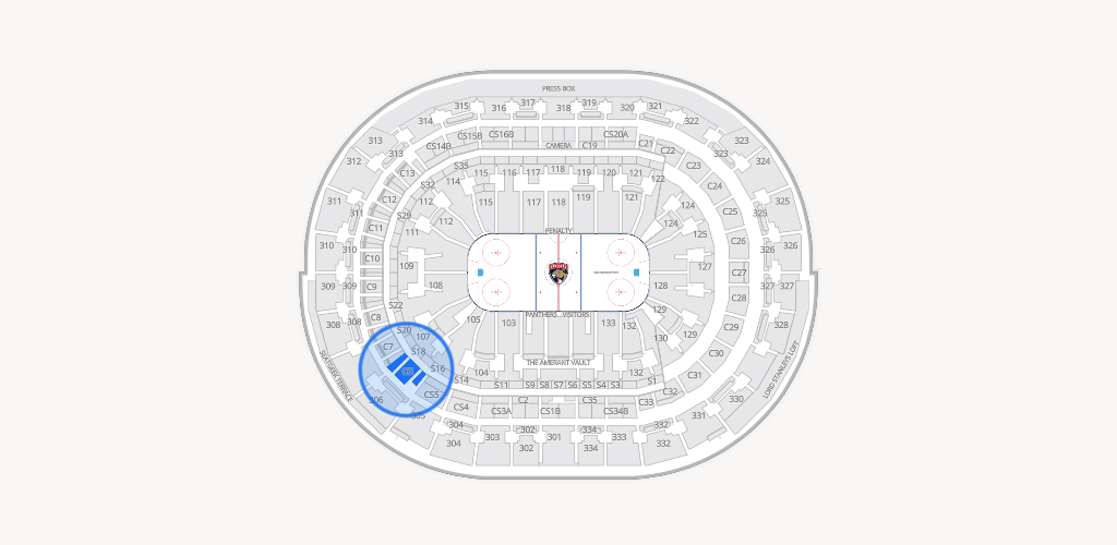 Amerant Bank Arena Seating Chart