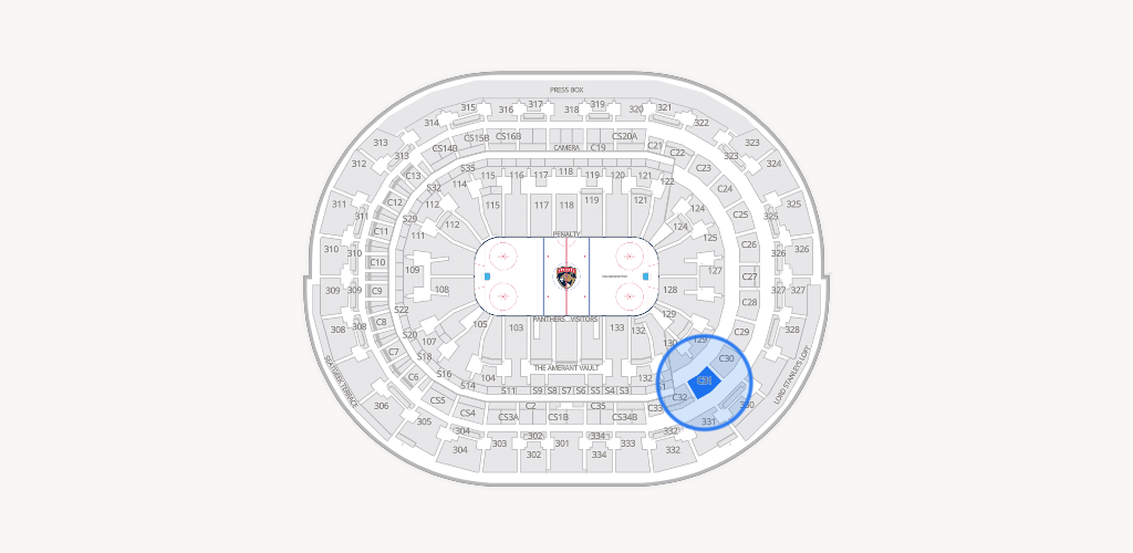 Amerant Bank Arena Seating Chart