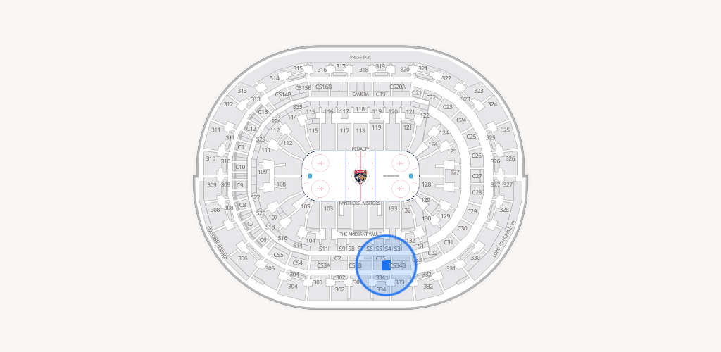 Amerant Bank Arena Seating Chart