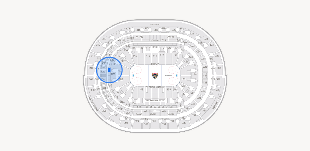 Amerant Bank Arena Seating Chart