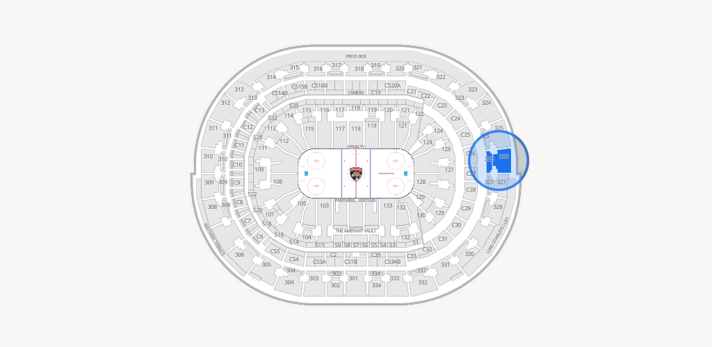 Amerant Bank Arena Seating Chart