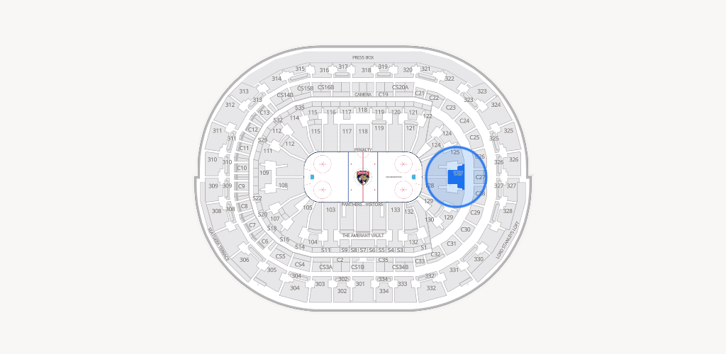 Amerant Bank Arena Seating Chart