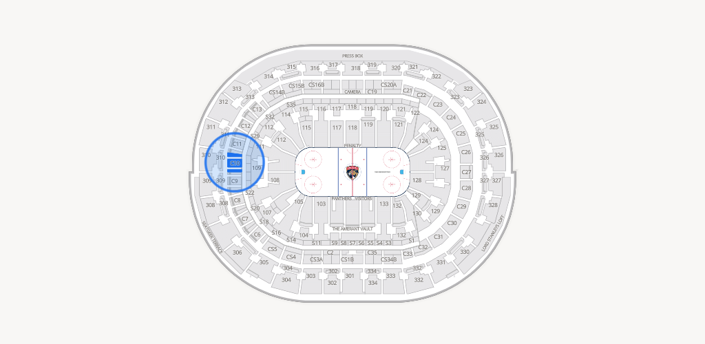 Amerant Bank Arena Seating Chart