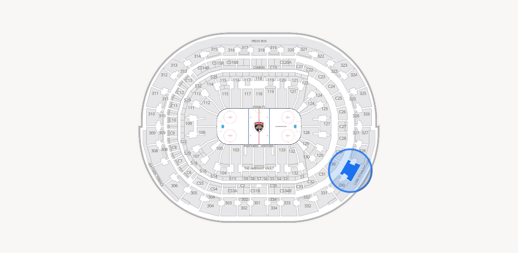 Amerant Bank Arena Seating Chart