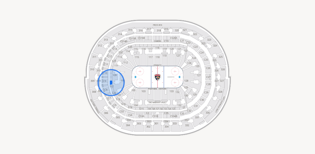 Amerant Bank Arena Seating Chart