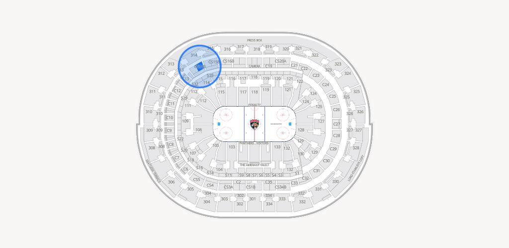 Amerant Bank Arena Seating Chart
