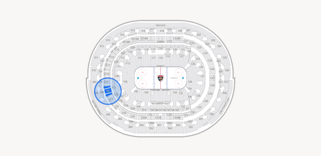 Amerant Bank Arena Seating Chart