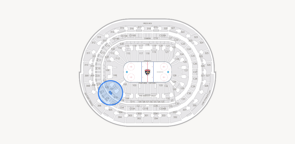 Amerant Bank Arena Seating Chart