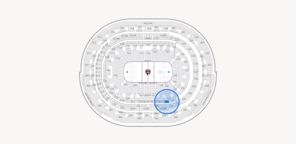 Amerant Bank Arena Seating Chart