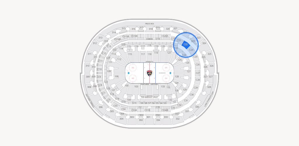 Amerant Bank Arena Seating Chart