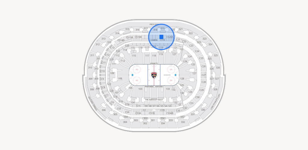 Amerant Bank Arena Seating Chart