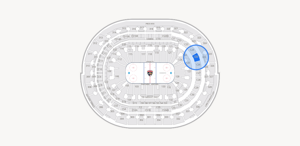 Amerant Bank Arena Seating Chart