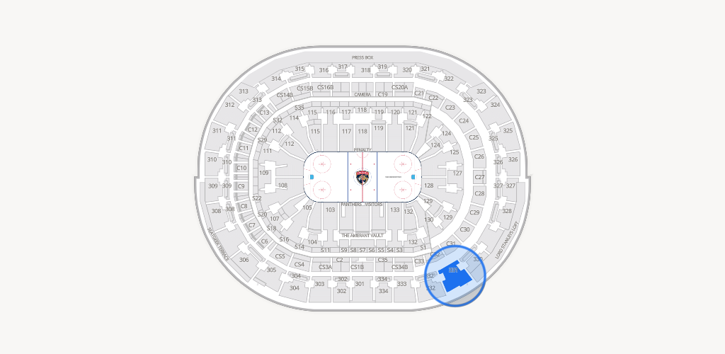 Amerant Bank Arena Seating Chart