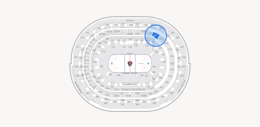 Amerant Bank Arena Seating Chart