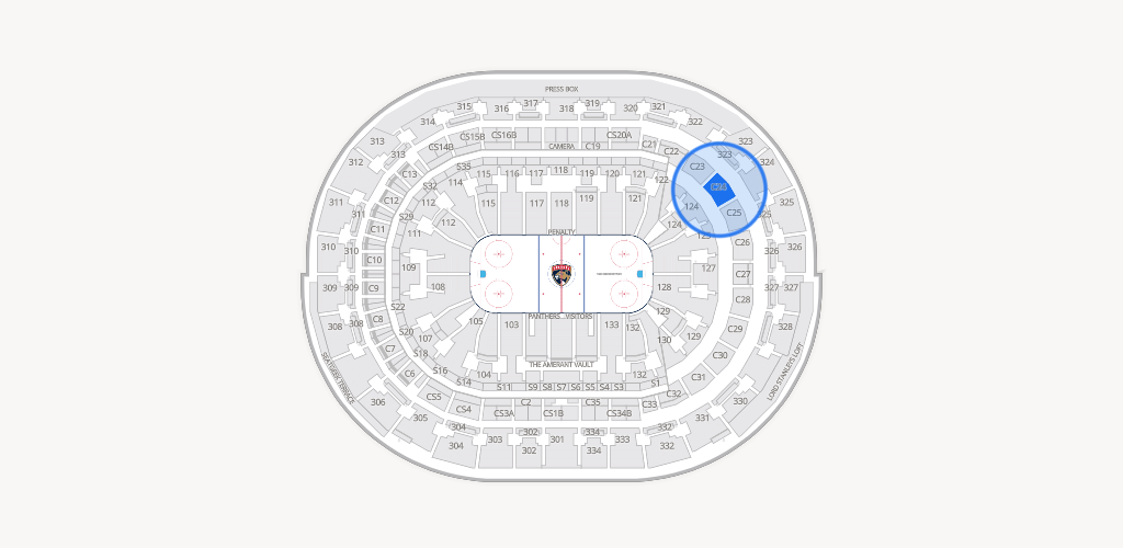 Amerant Bank Arena Seating Chart