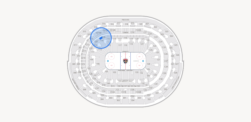 Amerant Bank Arena Seating Chart