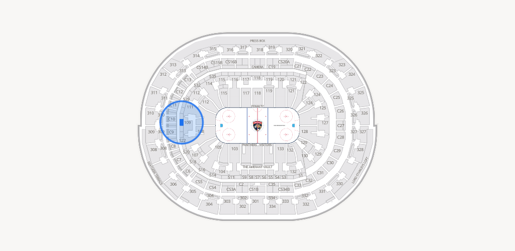 Amerant Bank Arena Seating Chart