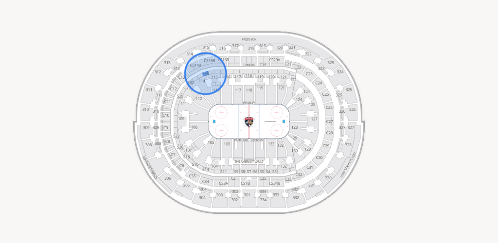 Amerant Bank Arena Seating Chart