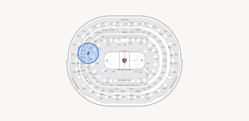 Amerant Bank Arena Seating Chart