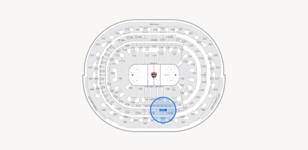 Amerant Bank Arena Seating Chart