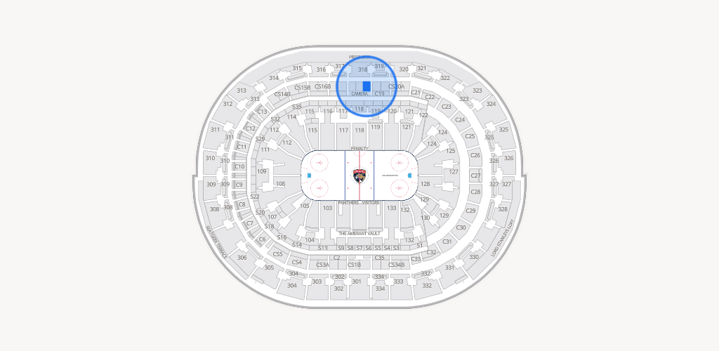 Amerant Bank Arena Seating Chart